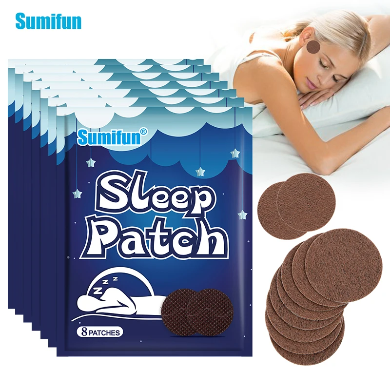 

40pc Sleep Aid Medical Plaster Sleeping Herbal Patch Improve Insomnia Relieve Stress Anxiety Sticker Body Relaxation Health Care