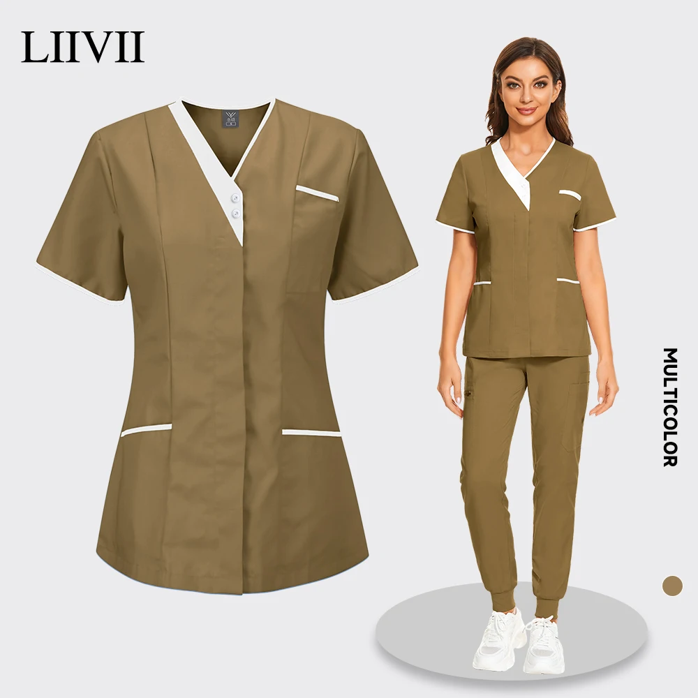 

Новинка, медицинские скрабы, топы, униформа для ухода за питомцами, униформа для стоматологических клиник, салонов красоты, Рабочая Униформа для ветеринарии, рабочая блузка для питомцев, лабораторная рубашка