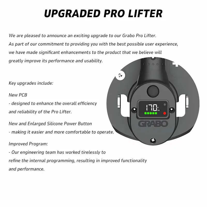 Электрический вакуумный подъемник Grabo Pro с парусиновой сумкой деревянная доска
