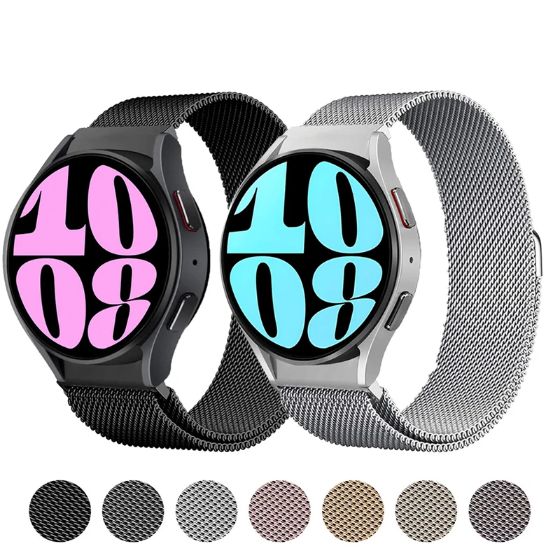 Ремешок Миланская петля для Samsung Galaxy Watch 6/4/5/5 pro 44 мм 40 20 браслет без зазора 4-6 classic 43