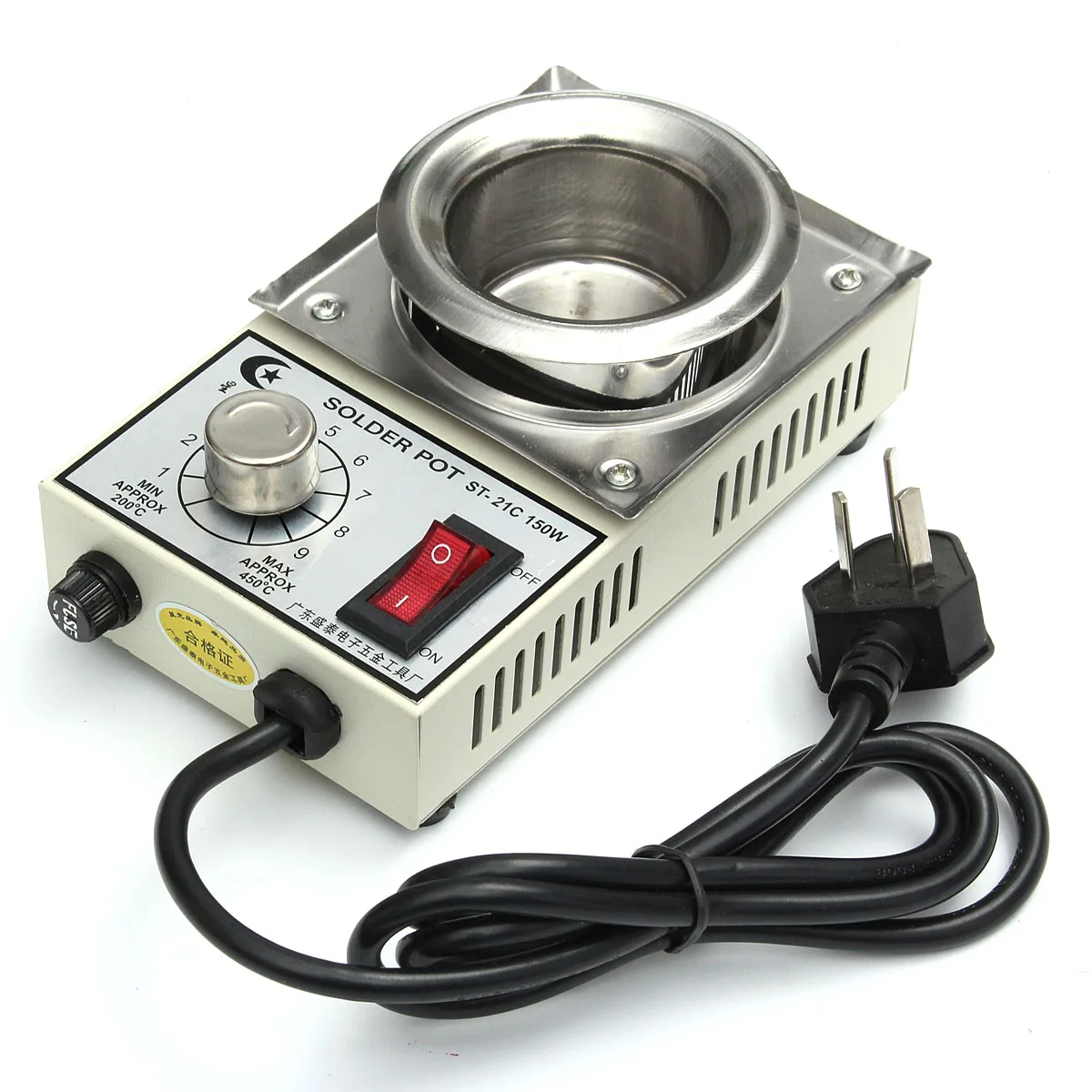 

150W 220V High Quality Temperature Controlled Soldering Pot Melting Tin Pot Tin Cans
