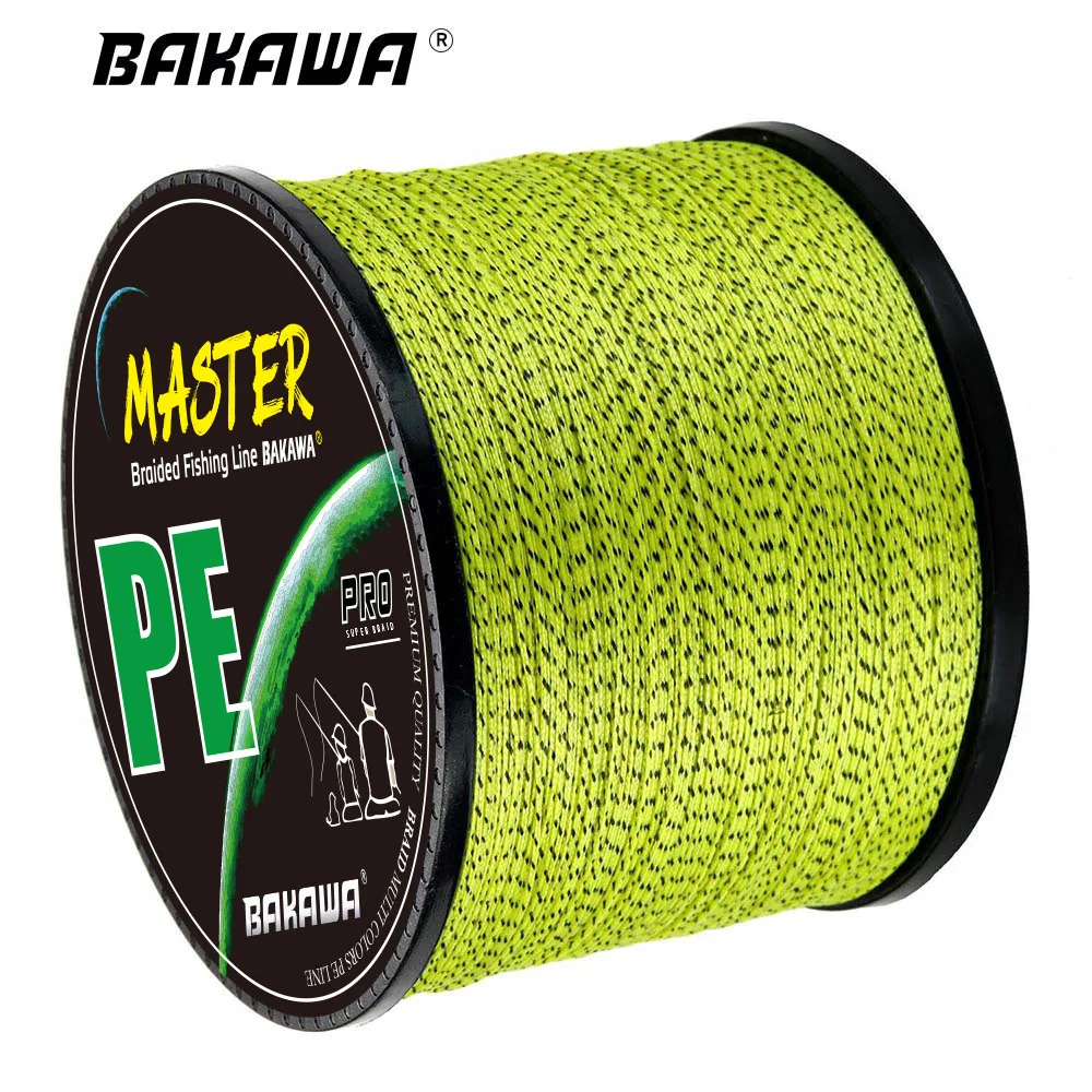 

Леска плетеная полиэтиленовая BAKAWA X8 150/366/666 м, 6 цветов