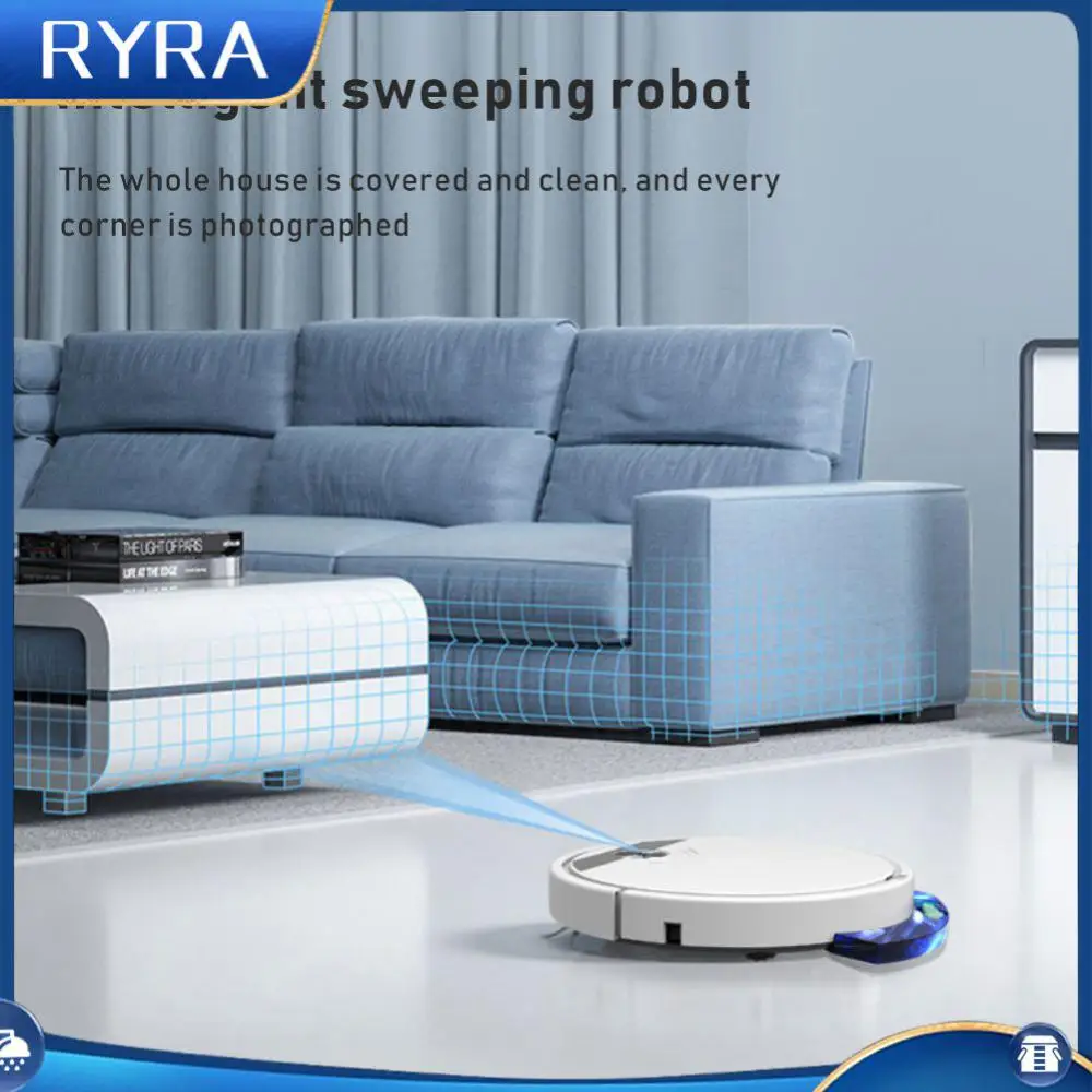 

Automatic Small Vacuum Cleaner 2800pa Mobile Phone App Operation Smart Sweeper Intelligent Sweeping Robot Robo Home