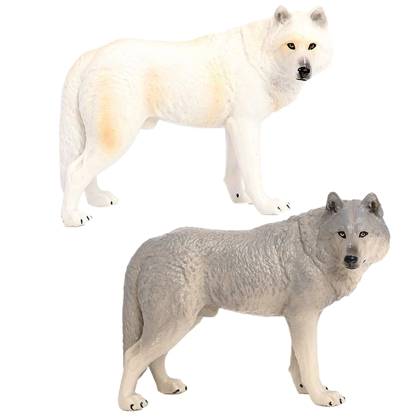 

Wolf Toy Figurines Simulated Realistic Wild Wolf Model Animal Action Figure For Animal Collection Animal Figurines For Kids Boys