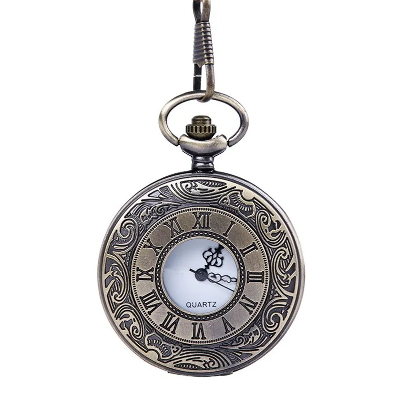 

Manufacturer Wholesale Pocket Watch Men Flip Retro Pocket Watch Explosive Quartz Pocket Watch Thick Chain Roman Pocket Watch Men