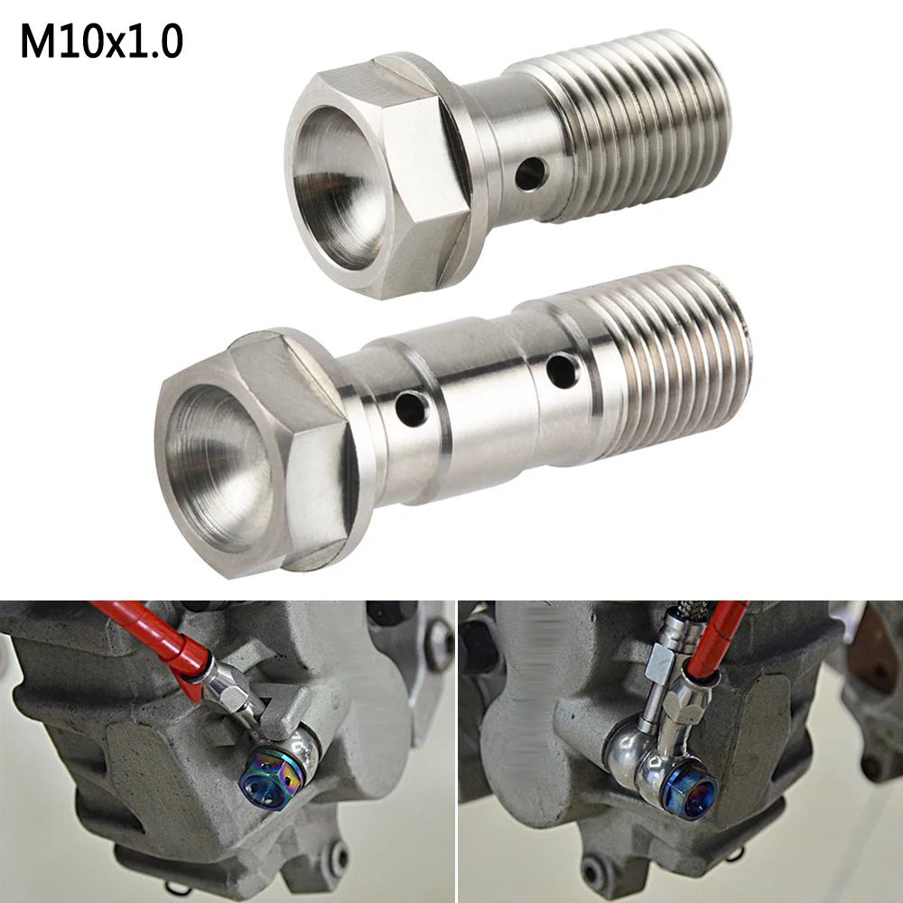 Фото Для мотоцикла Aprilia Mana 850 2008-2012 годов M10x1.0, болт банджо гидравлического тормозного шланга для Aprilia Mana 850 GT 2009-2016 №1