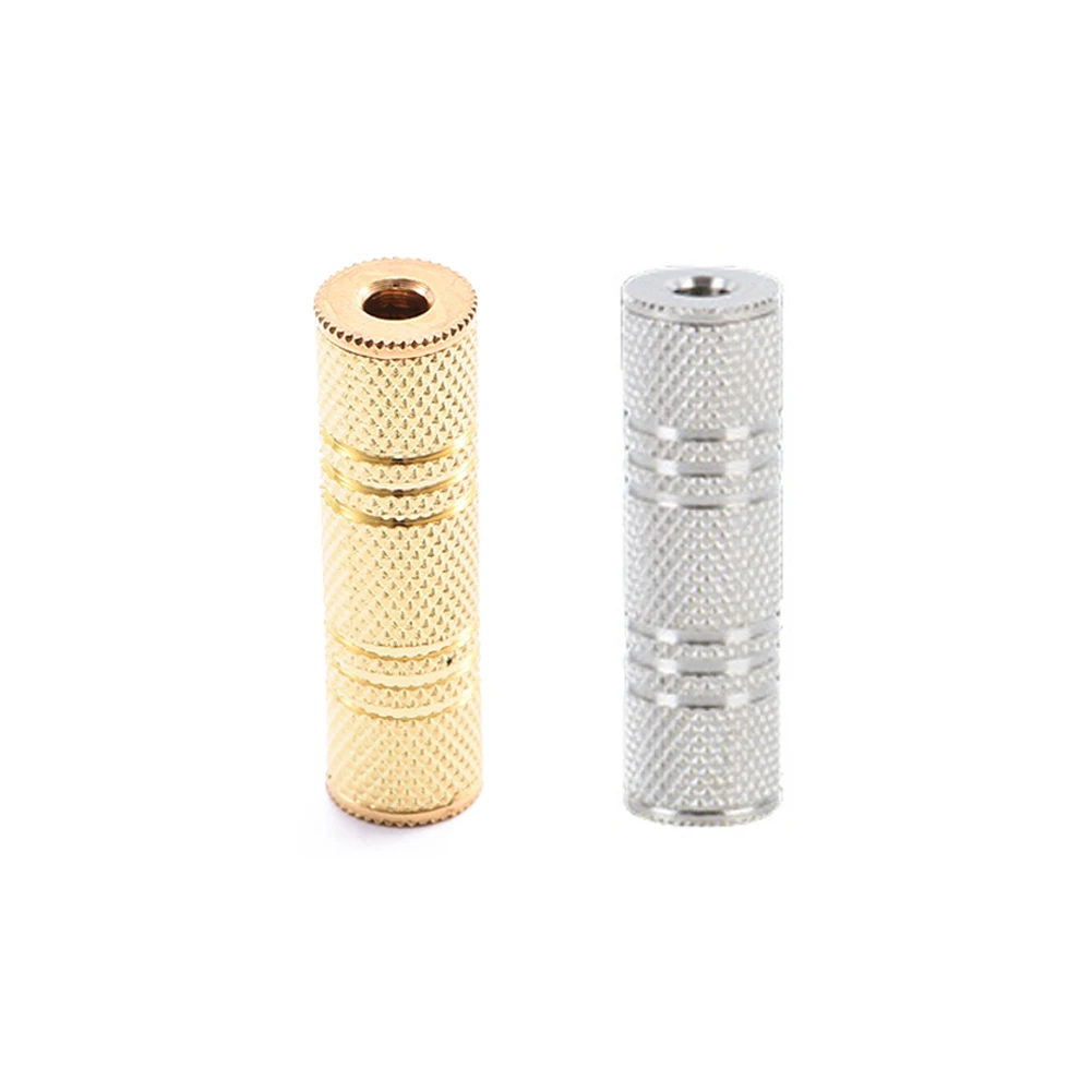 

3.5mm Female To Female Audio Adapter Connector Coupler Stereo F/F Extension Gold Plated For Phone Earphone