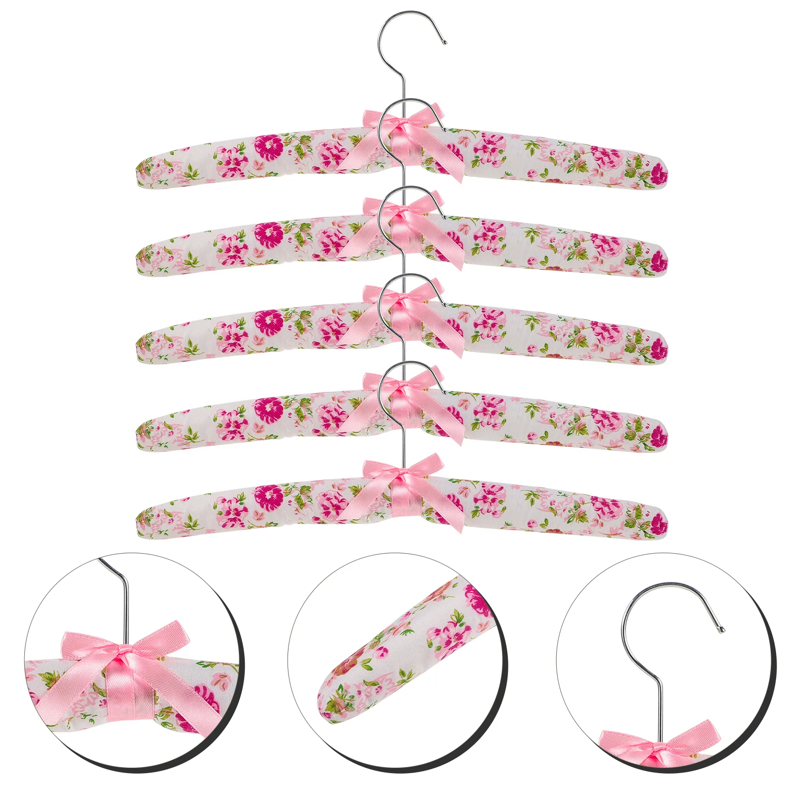 

Cloth Floral Hanger Foams Garment Hangers Padded Suit Racks Sponge Home for Pants