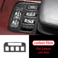 for toyota lexus gs 06 11 real carbon fiber seat warm and etc button sticker trim car interior accessories car interior supplies