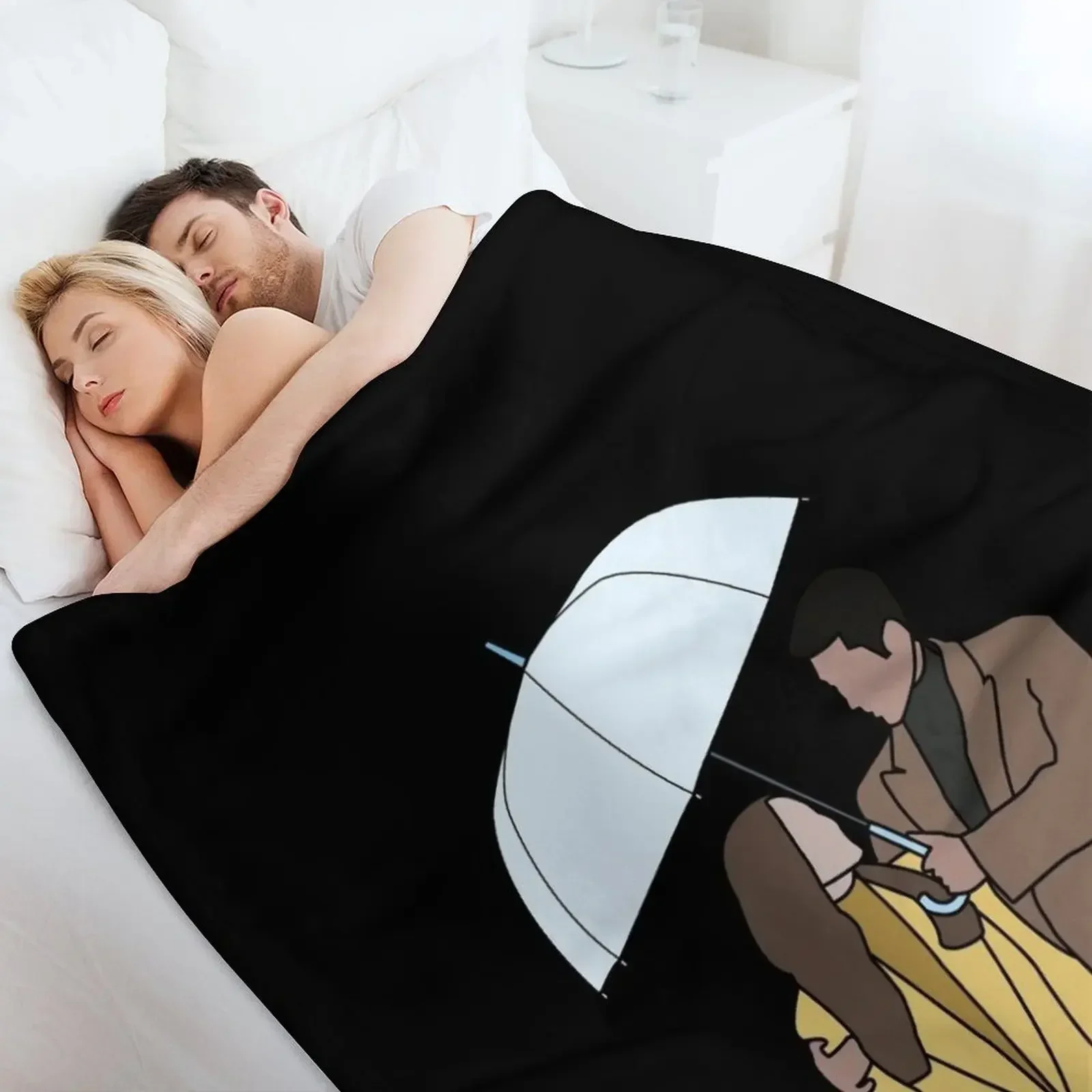 Crash Landing on you - Ri Jung Hyuk And Yoon Se-Ri Hyun Bin Son Ye-jin Зонтик сцены плед термоодеяла