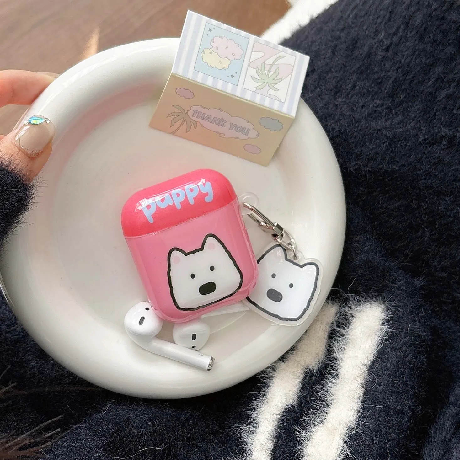 Чехол для наушников airpods pro или pro2 4 1 2 3 чехол imd с собакой и пингвином беспроводная