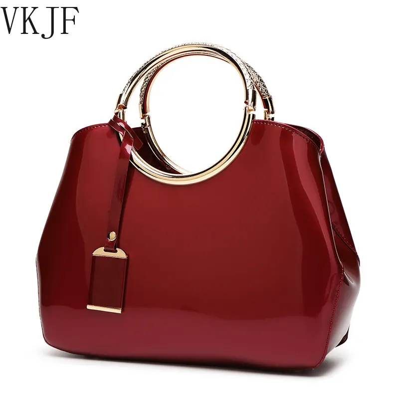 

2023 High Quality Patent Leather Women Bag Ladies Cross Body Messenger Shoulder Bags Handbags Women Famous Brands Bolsa Feminina