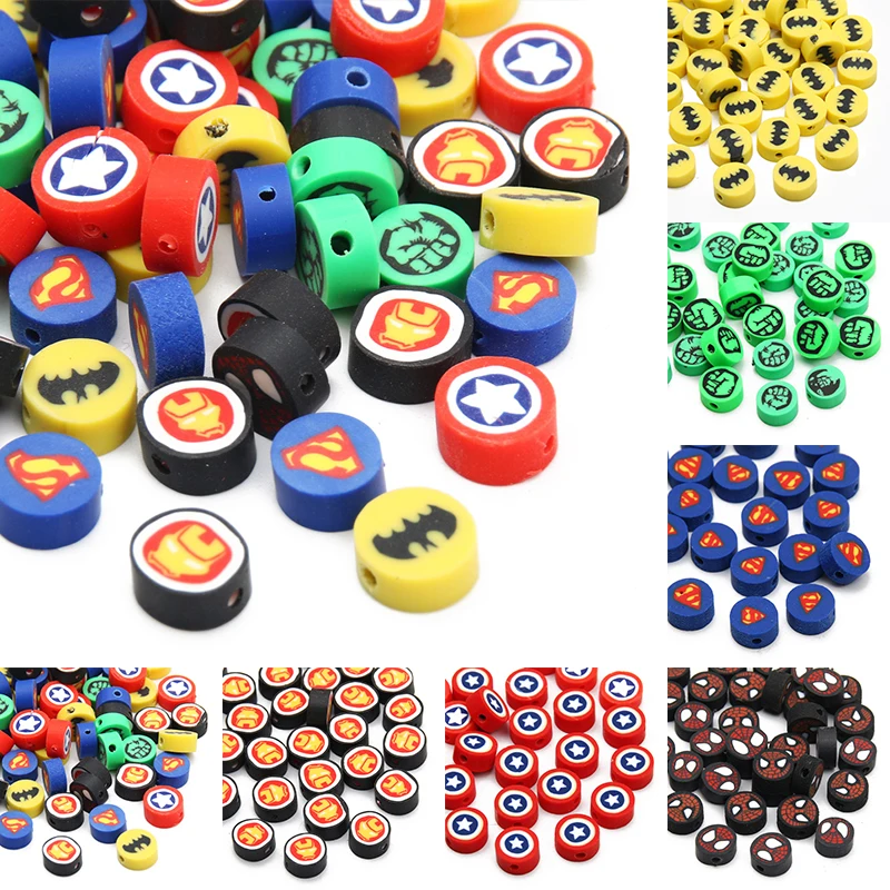 

9mm Round Polymer Clay Spacer Beads For DIY Child Jewelry Making Handmade Earring Necklace Bracelet Charm DIY Crafts Accessories