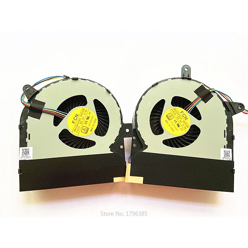 

New CPU GPU Cooling Cooler Fan for ASUS ROG G752 G752V G752VM G752VY G752VT G752VL G752VS DFS200405BI0T FHCV DFS201005BI0T FHCW