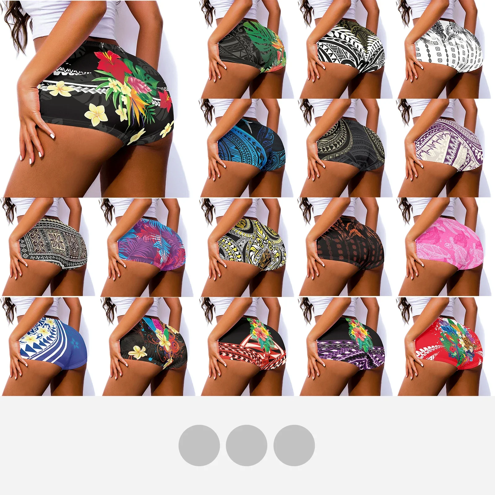 Женский этнический самоанский тотем принты Самоа высокая эластичность на