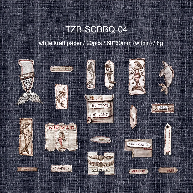 

Винтажные кружевные цветочные бирки