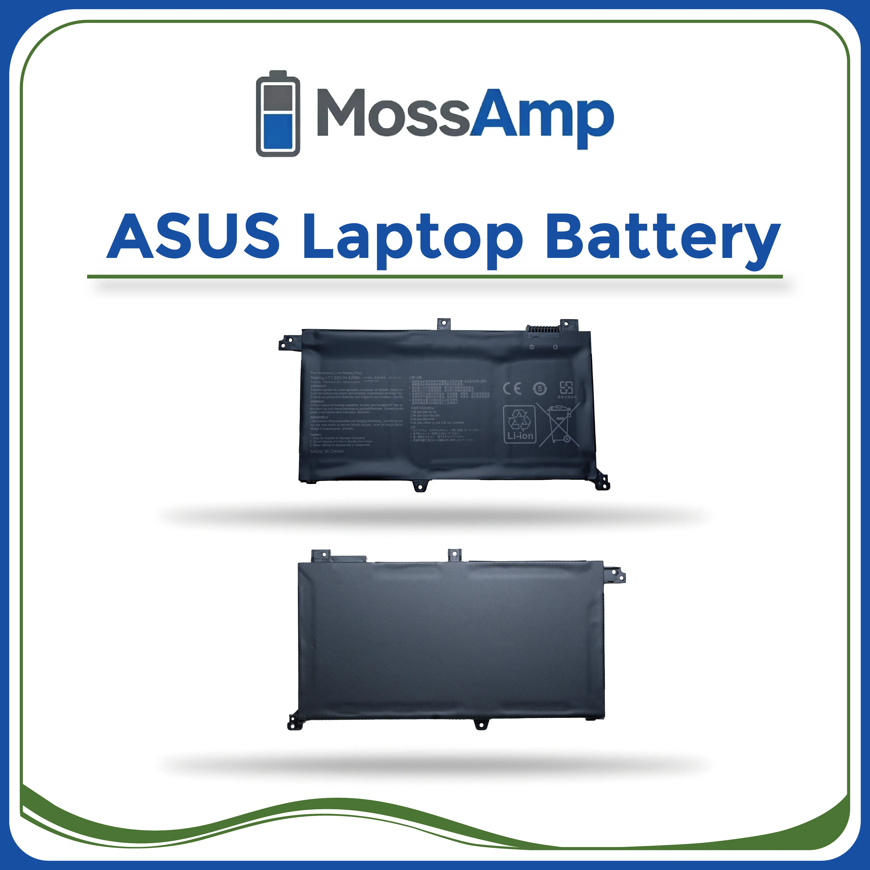 Фото MossAmp B31N1732 для ASUS VivoBook S14 X430UA X430UF X430UN X430FA X430FN S4300F S4300U X571GT X571LH X571G №3