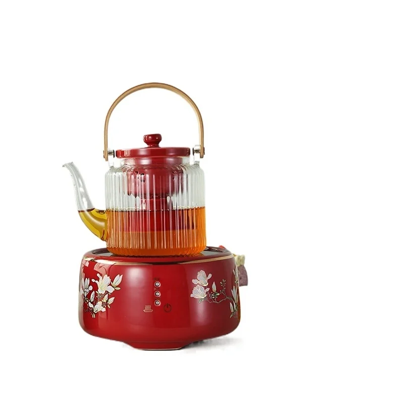 

Stove Hogar Water Boiler Kettle Caydanlik Waterkoker Pot with Warmer Set Maker Small Heater on Desk Cooker Electric Teapot