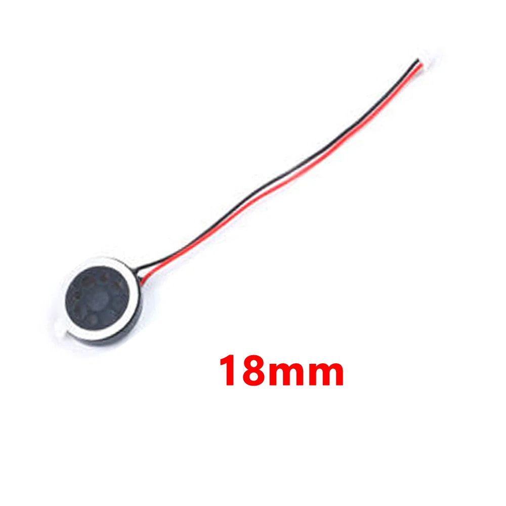 

3pcs/lot 15mm 18mm 20mm Round 8 Ohm 1W Speaker 8ohm Loud Speakers Mobile Phone Small Loudspeaker Audio Connector