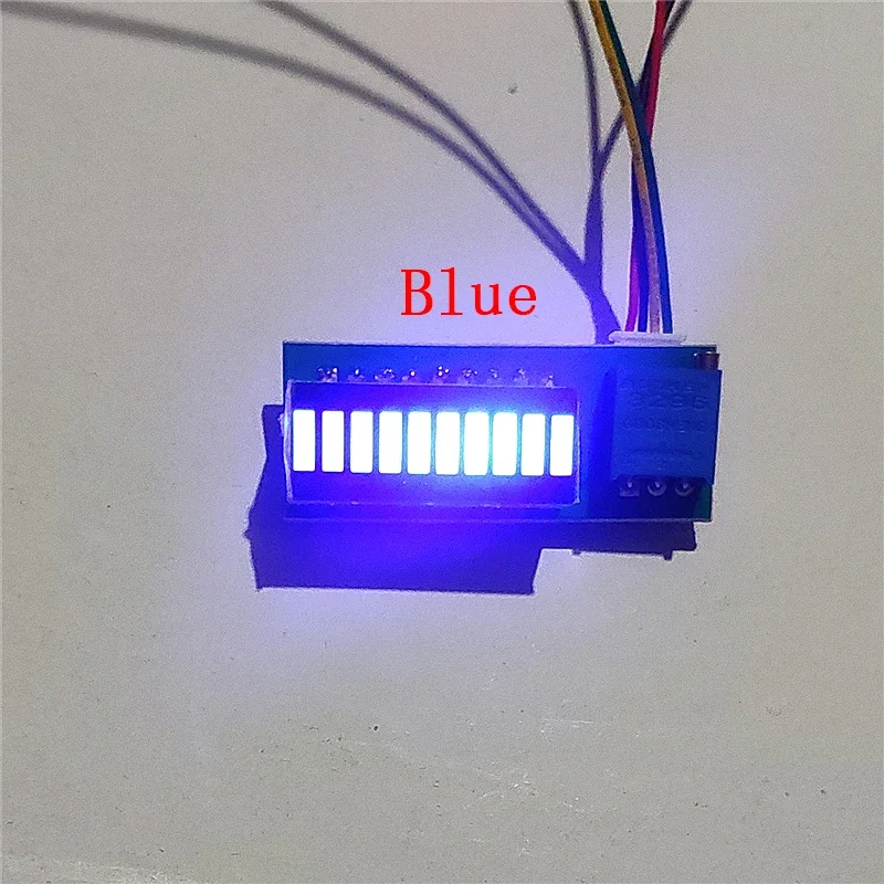 

Стерео индикатор уровня звука LED лампа 9-12В