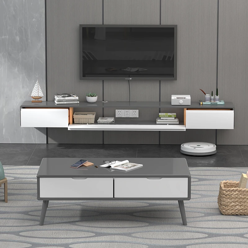 Эстетическая Мебель Для комнат ТВ ящик шкаф из ротанга Скандинавская подставка