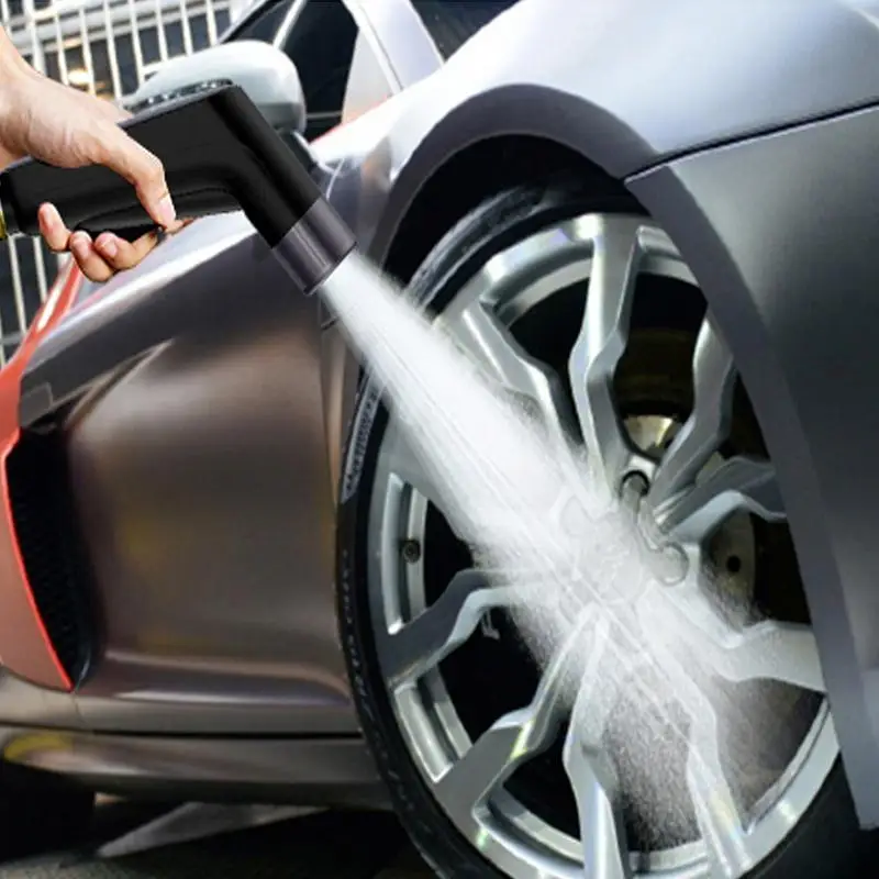 

Car High Pressure Water Guns Automatic 3 Times Telescopic Water Pipe Pressurized Foam For Universal Auto Car Washing Kit