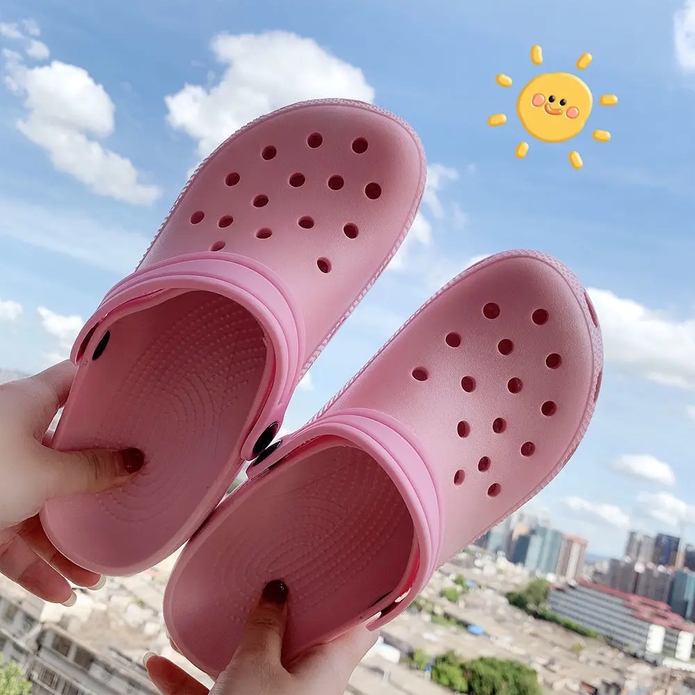 

Indoor Home Slipper Women Sandals Casual Summer Beach Slip on Outdoor Slippers Womens Gardens Sandals Slides Ladies Garden Shoes