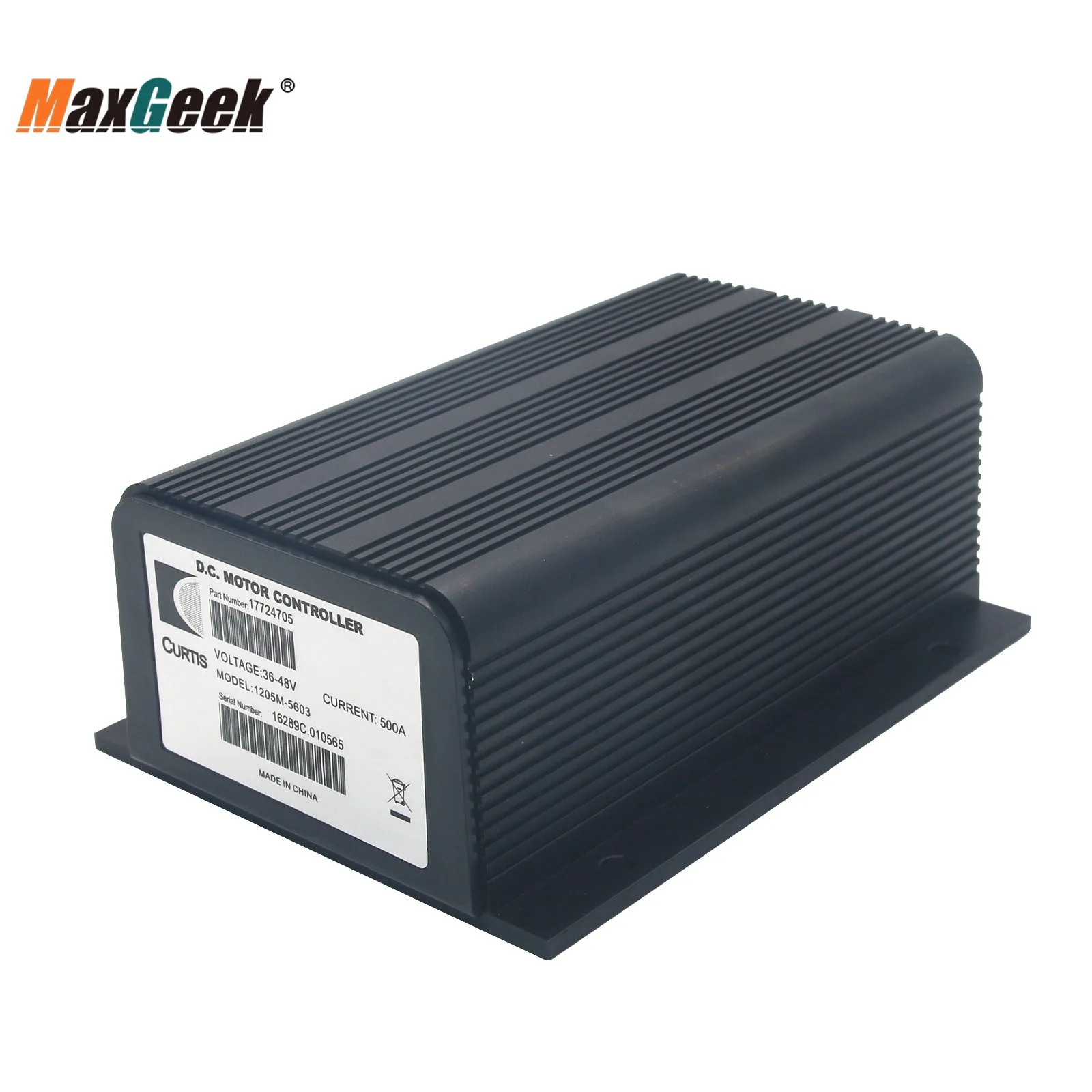 

Maxgeek 48V Accelerator 0-5k P125M-5603 500A DC Motor Controller Replacing CURTIS 1205 1205M-5601 1205M-5603