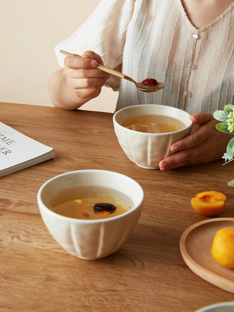 

Миска для риса в японском стиле, одноцветная суповая чаша под глазурь, утолщенная Керамическая маленькая миска, простой набор, 5 дюймов