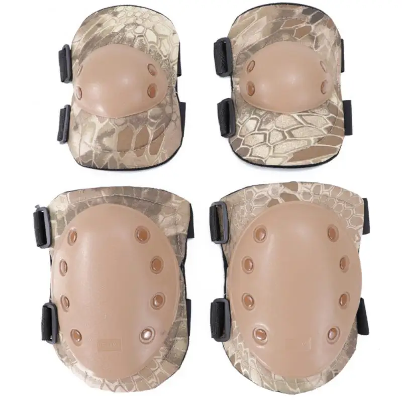 

Набор защитных наколенников для взрослых, тактическая Боевая защита на колено, спортивное снаряжение в стиле милитари, армейский зеленый к...