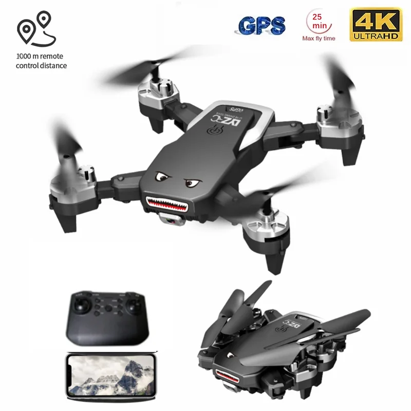 

2022 New L105 GPS 4K HD Camera Drone Wifi 25min Flight Time Quadcopter RC Distance 1km Professional Foldable Dron Helicopter