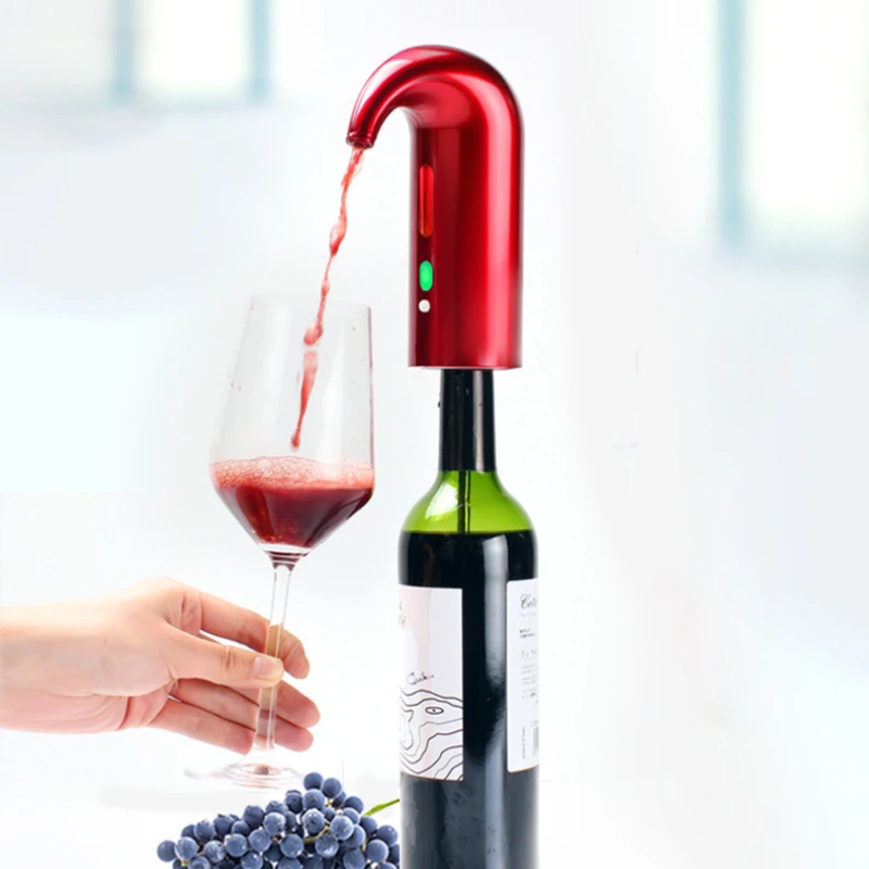 

Electric Wine Awakener Bar Tools Kitchen Accessories Gathering Home Bars Wine Champagne Cocktail Bottle Stopper Free Shipping