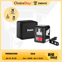 DEKO 2-линейный лазерный уровень красный/зеленый