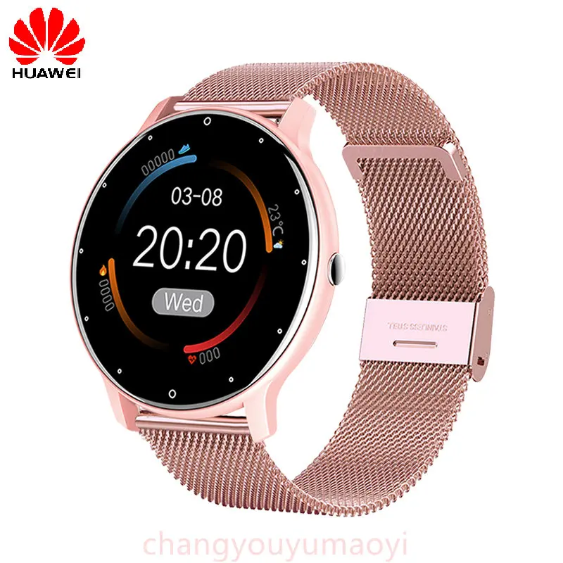 

Huawei 2022 Smart watch Ladies Full touch Screen Sports Fitness watch IP67 waterproof Bluetooth For Android iOS Smart watch