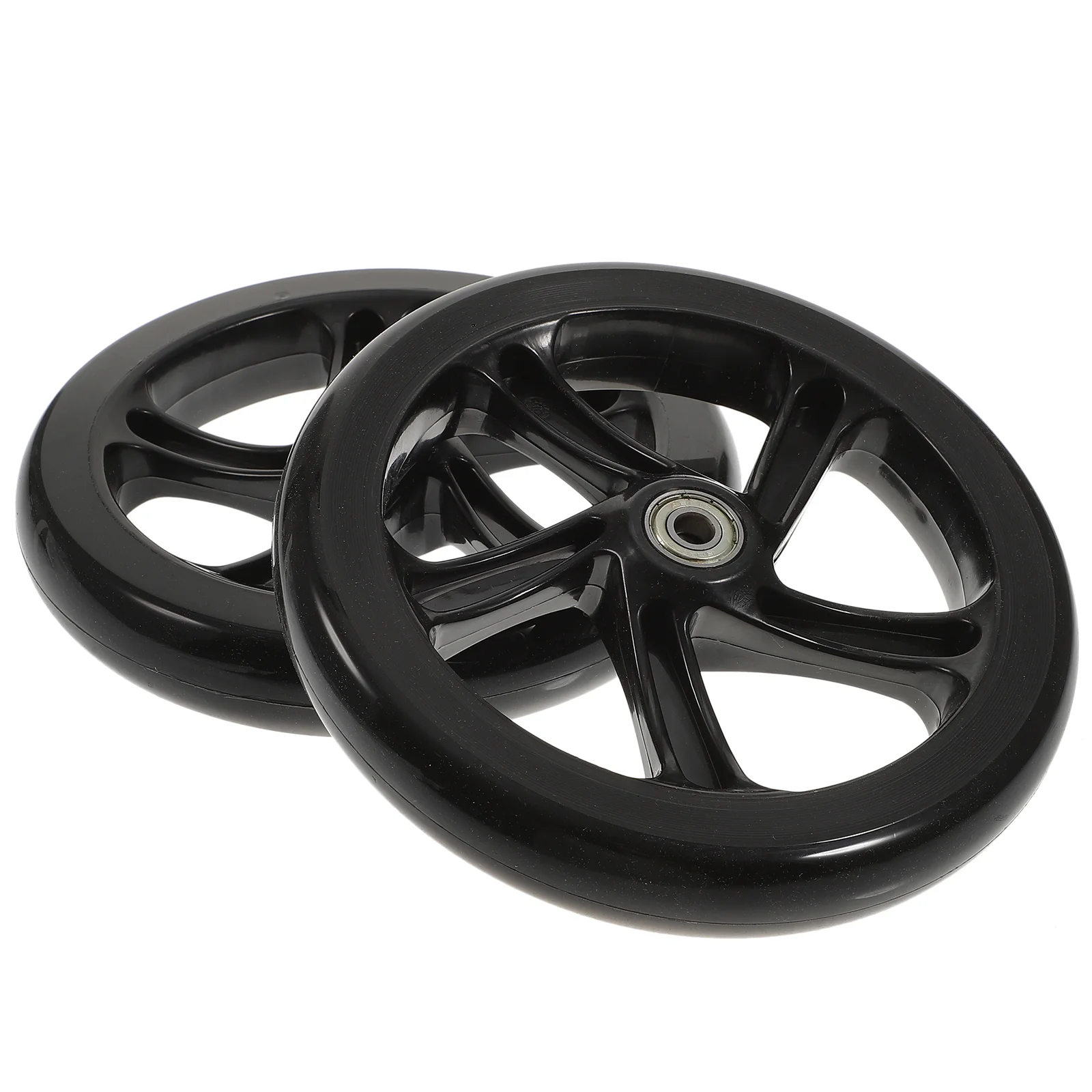 

Scooter Wheels Wheel Replacement Honeycomb Pro Lucky Black Front Rear Bearing Electric 180Mm
