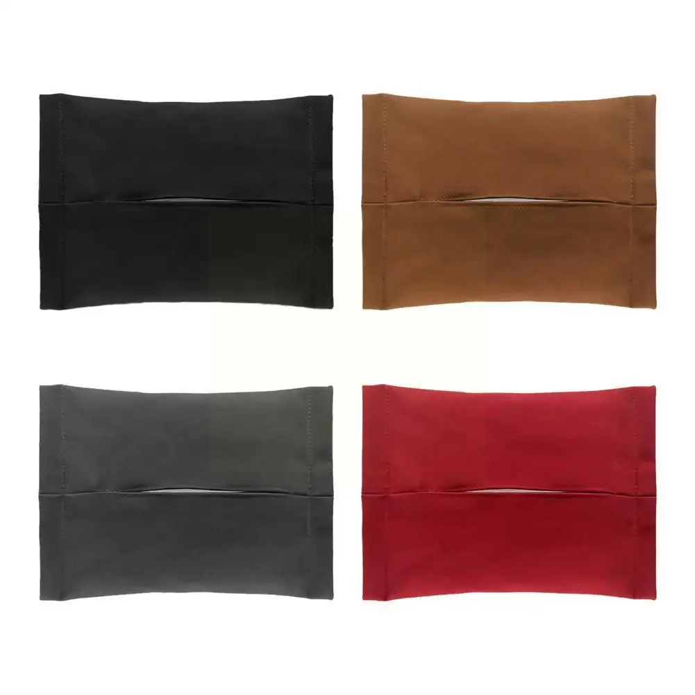 

Car Hidden Tissue Holder Box for Tesla Model 3 Y Suede Armrest Seat Back Napkin Center Console Storage Bag Auto Accessories L4T5