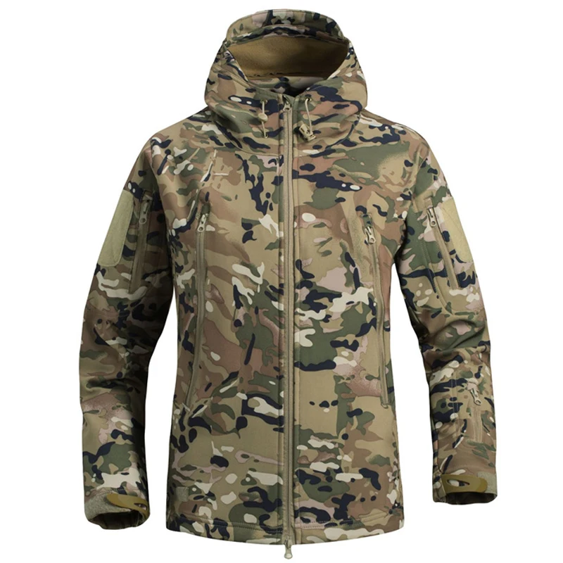 

2023 Mens Outdoor Jacket Military Tactical Windproof Waterproof Jacket Lightweight Breathable Comfortable Hiking Loose Jackets