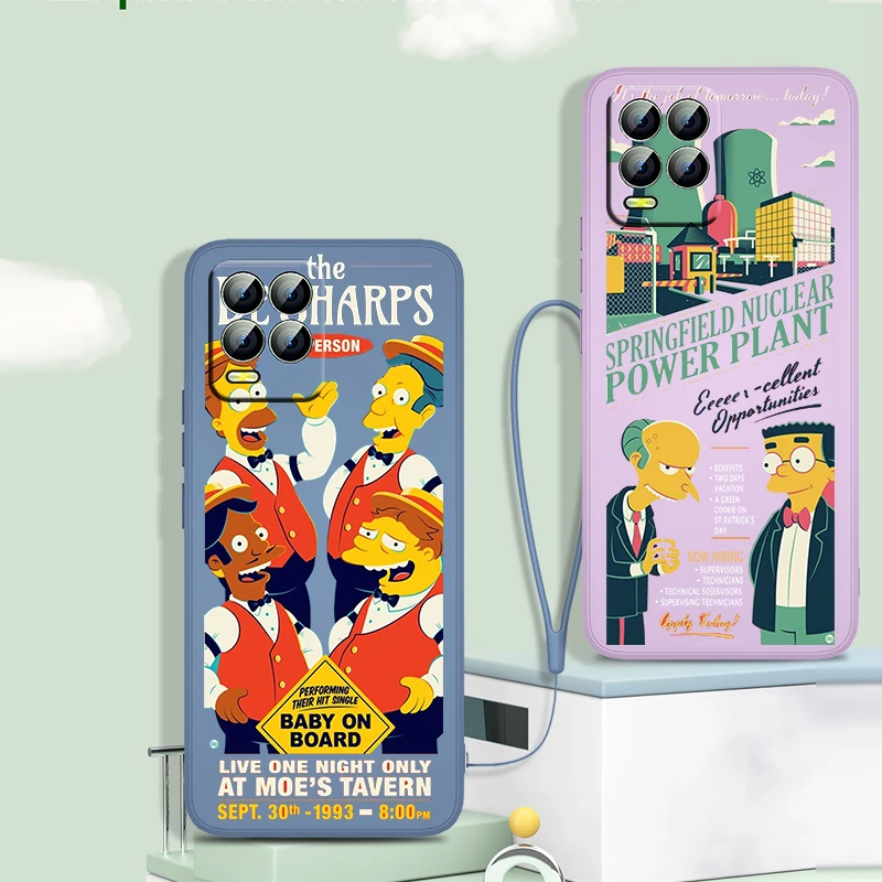 

Disney The Simpsons Bart Phone Case For OPPO Find X5 X3 Lite F21 A94 A93 A77 A76 A74 A72 A57 A53S A16 A9 A5 5G Liquid Rope