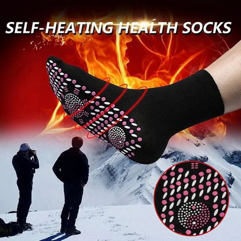 

Winter Self-Heating Health Care Socks Unisex Magnetic Socks Ski Thick Casual Socks Massaging Therapy Comfortable Warm Sox 2022