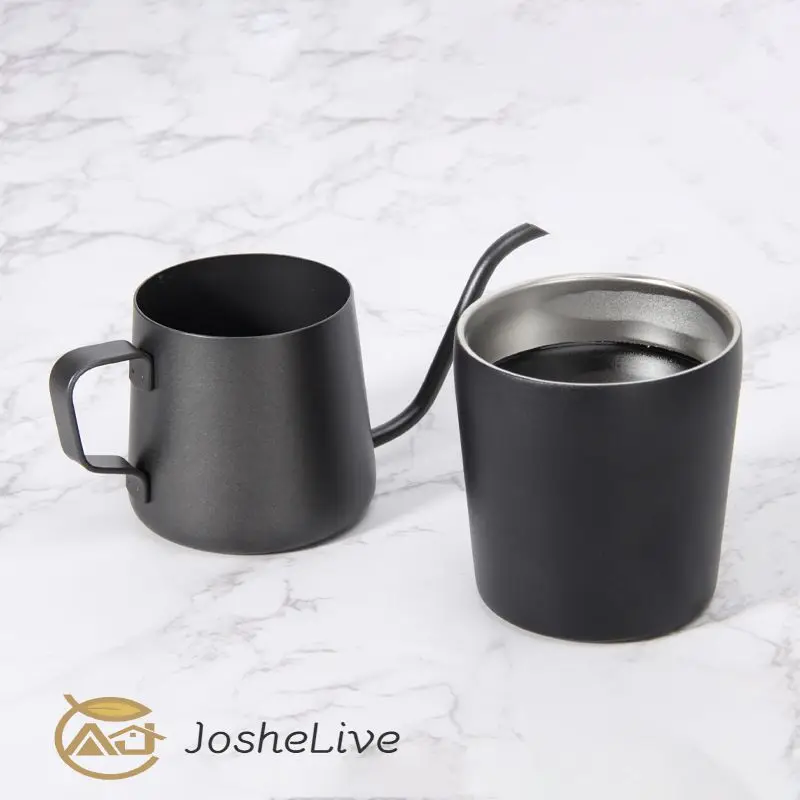 

Convenient Unique Travel Compact Versatile Outdoor Coffee Pot With Hanging Ear Portable Gift Idea Top-rated Hand Drip Coffee