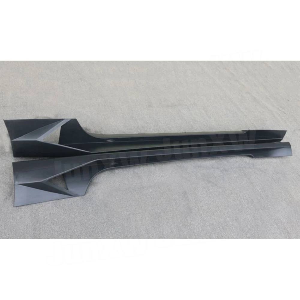 2 шт. боковые юбки из углеродного волокна фартук для кузова губа Ford Mustang Coupe двери