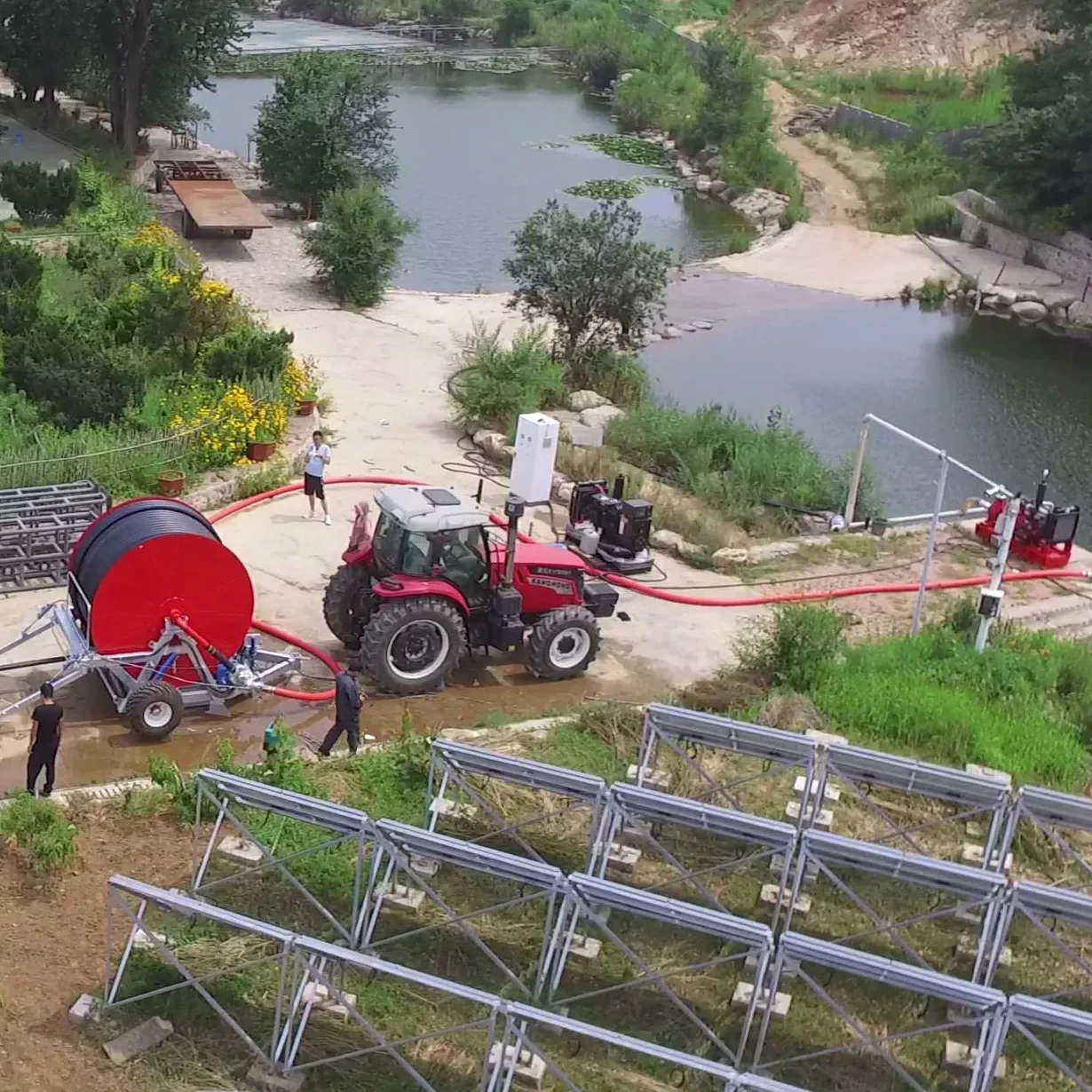 2024 Дорожная ирригационная система спринклер g un/новая катушка для шланга 75-300tx