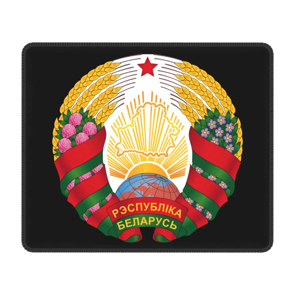 Противоскользящий резиновый коврик для мыши с износостойкими краями