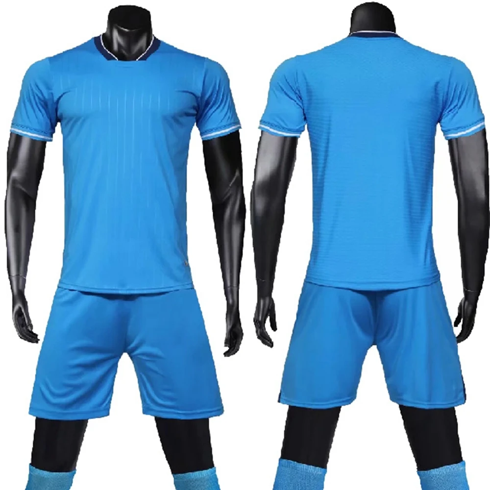 2023 Men Football Suit Custom Jersey Football Shirt Short-Sleeved Football Uniform Sports Shirt Quick-Drying Type