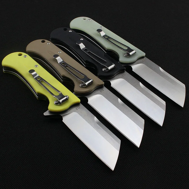 Складной нож лезвие D2 Ручка G10 58HRC |