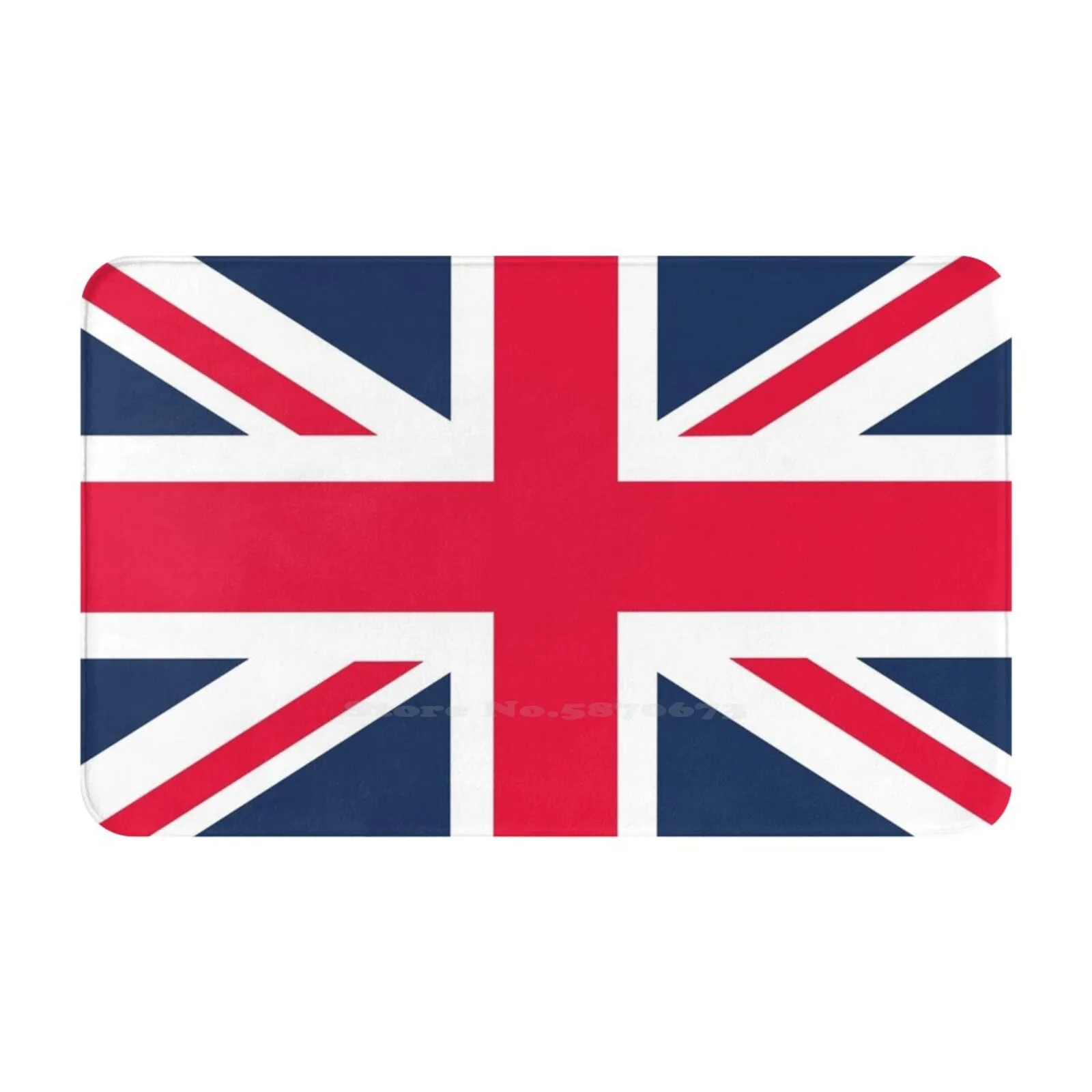 

Jack Soft Foot Pad Room Goods Rug Carpet Union Jack Britain British Flag Empire England Scotland Wales Queen Royal