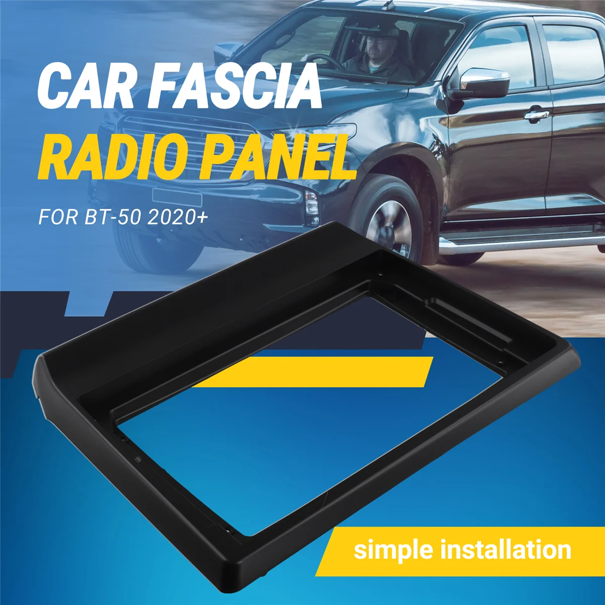 9-дюймовая Автомобильная панель Fascia ДЛЯ MAZDA BT50 BT-50 2020 + комплект для приборной