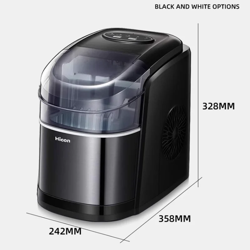 Электрическая льдогенератор 15 кг/24 ч цилиндрическая домашняя машина для