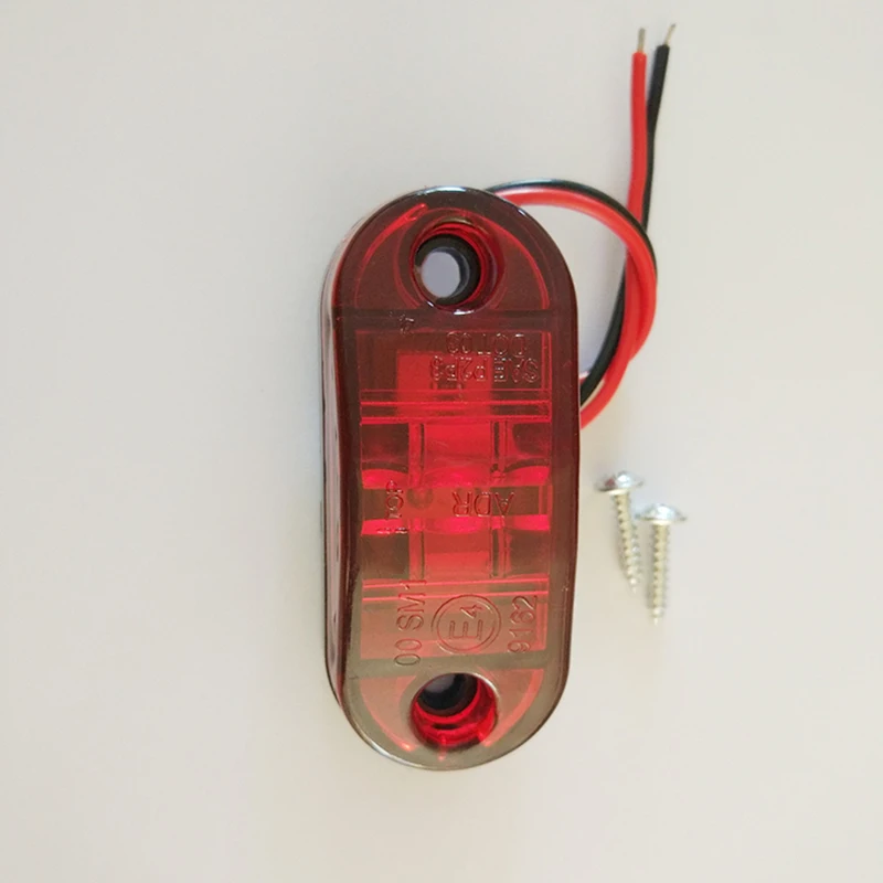 

1 шт., желтые, красные, белые, 2 фонаря, 12-24 В, боковые габаритные огни, задний фонарь, внешние фонари для автомобиля, прицепа, грузовика, грузовика, автомобильные фонари