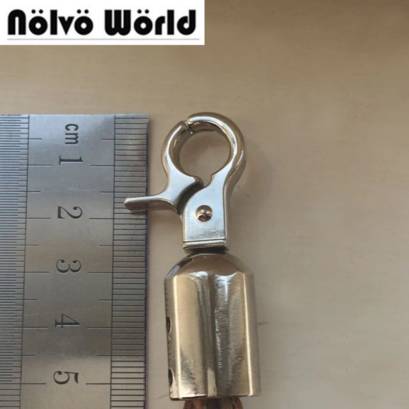 

30pcs 52*20mm 5 colors metal fitting hardware handbag/bag's tassel cap clasp hook screw connector hanger